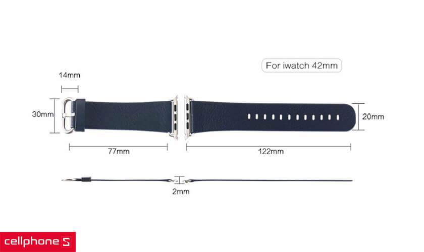 dây Apple Watch Da Cao Cấp 42mm