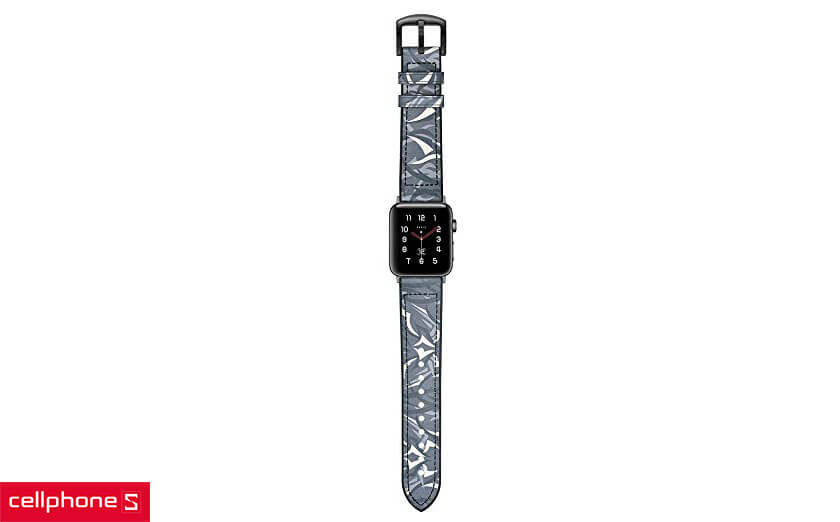 dây đeo Apple Watch Jinya Camouflage Leather 42 & 44 mm