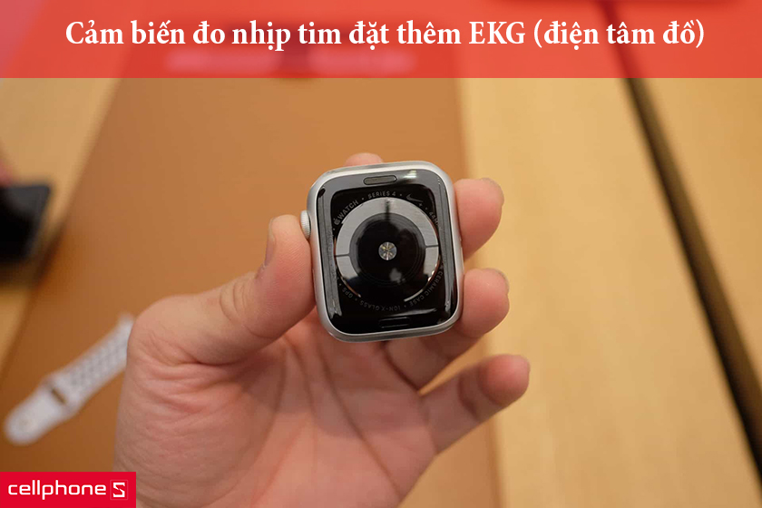Cảm biến đo nhịp tim đặt thêm EKG (điện tâm đồ)