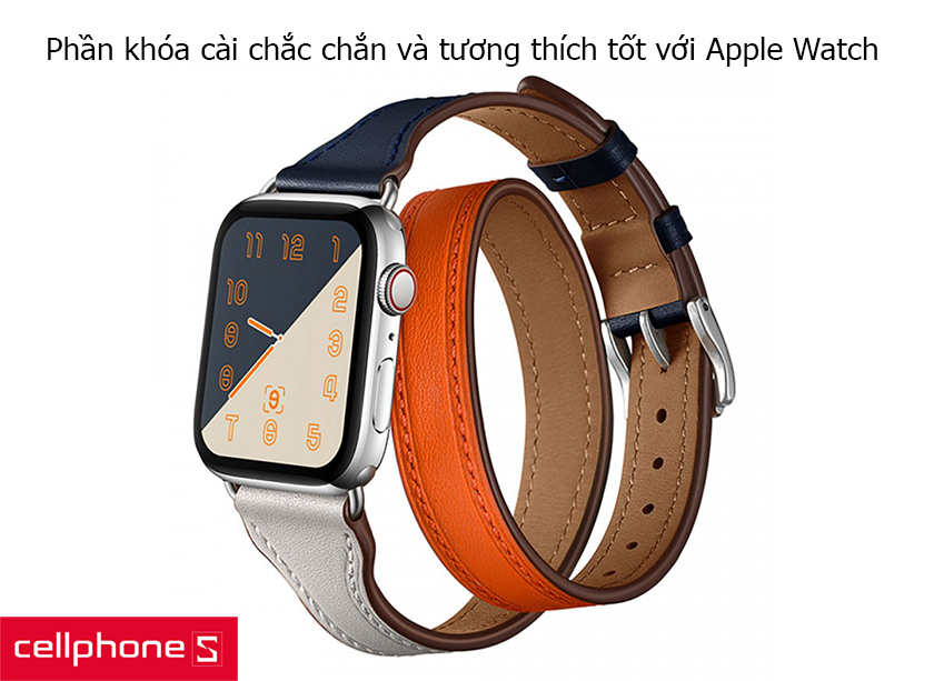 phần khóa cài làm từ thép không gỉ cũng được cải tiến giúp giữ chặt hơn