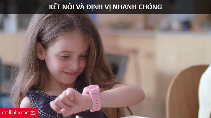 Oaxis Myfirst Fone S2 cho phép kết nối và định vị nhanh chóng