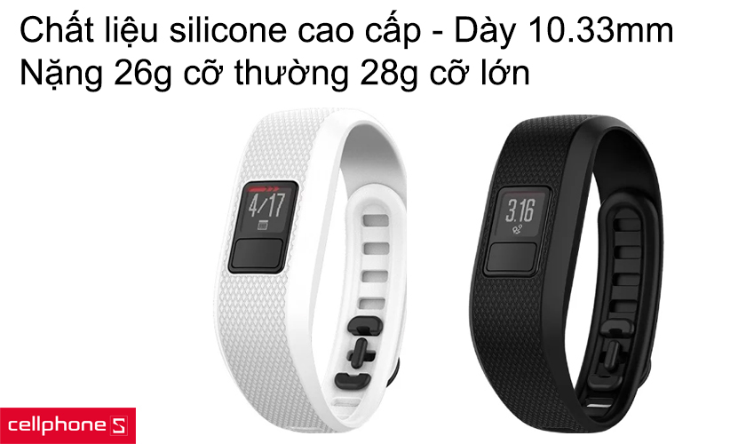Thiết kế thể thao đơn giản bằng silicon ôm theo cổ tay