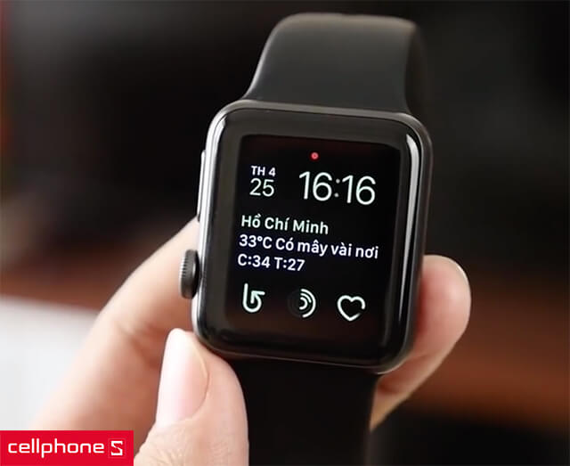 Apple Watch 3 38 mm Viền Nhôm Xám - Dây Xám Chính hãng (MR352/VN)
