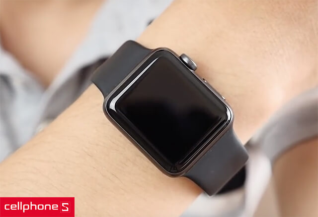 Apple Watch 3 38 mm Viền Nhôm Xám - Dây Xám Chính hãng (MR352/VN)