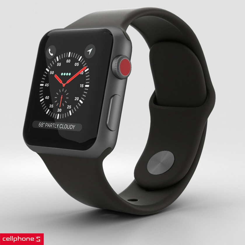 Apple Watch 3 38mm (4G) Viền Nhôm Xám