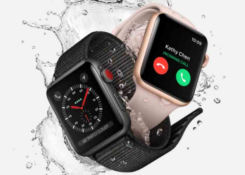 Apple Watch series 3 42mm (4G) viền nhôm vàng - dây vải hồng