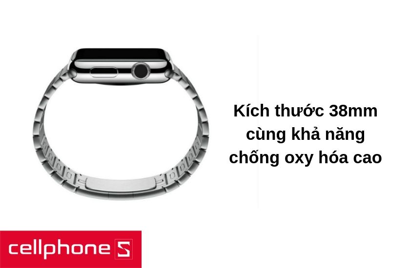 Dây đeo Apple Watch 38mm với khả năng chống oxy hóa vượt trội