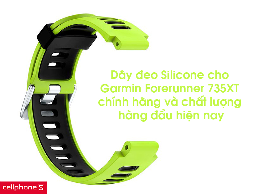 Sản phẩm dây đeo Silicone cho Garmin Forerunner 735XT chính hãng và chất lượng hàng đầu hiện nay