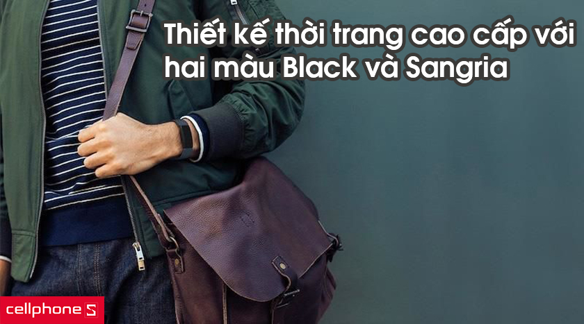 Thiết kế thời trang cao cấp với hai màu chủ đạo Black và Sangria