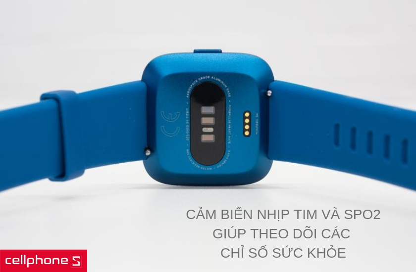 cảm biến đó nhịp tim cùng cảm biến SpO2 được tích hợp