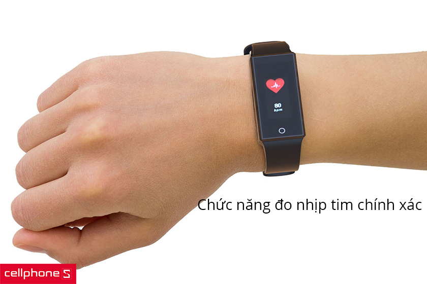 Oaxis Omniband HR+ có chức năng đo nhịp tim chính xác