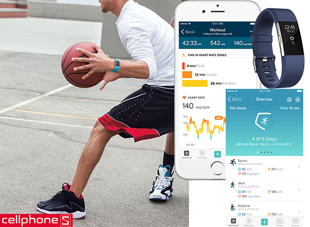 Vòng tay thông minh Fitbit Charge 2 Small