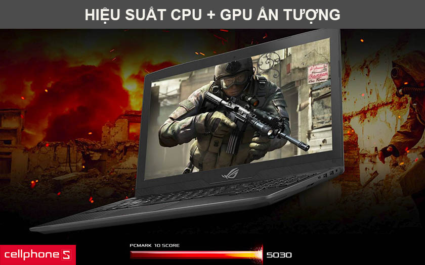 Tốc độ xử lý đáng nể, hiệu năng đồ họa mạnh mẽ với chip Intel thế hệ thứ 8, đồ họa GTX 10-Series