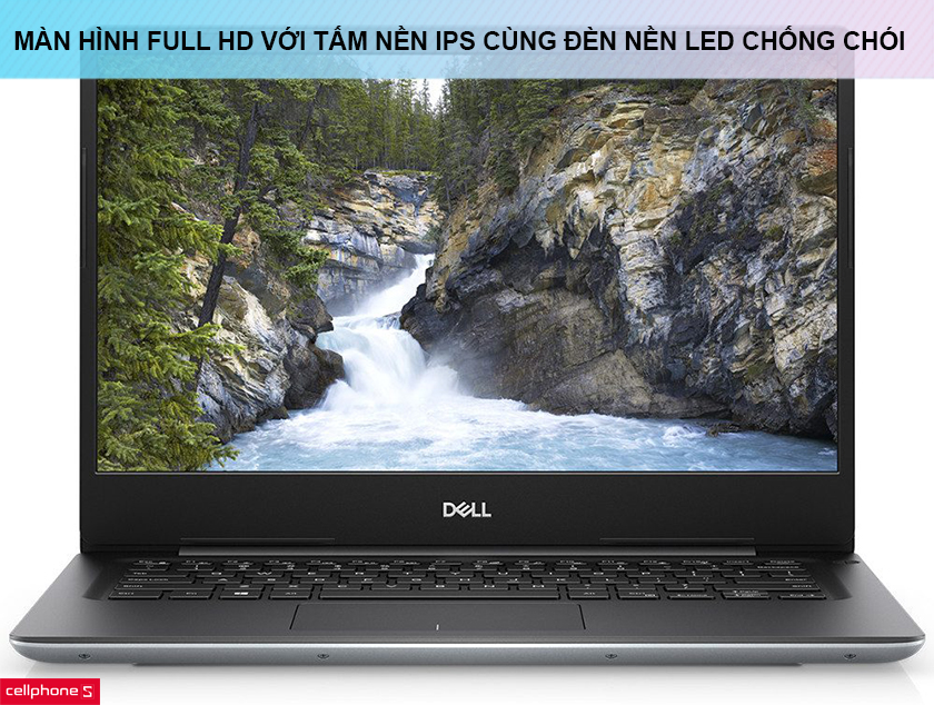 Màn hình Full HD với tấm nền IPS cùng đèn nền LED chống chói