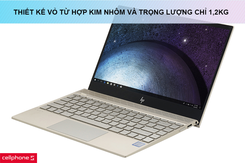 Thiết kế vỏ từ hợp kim nhôm và khối lượng siêu nhẹ chỉ 1,2kg