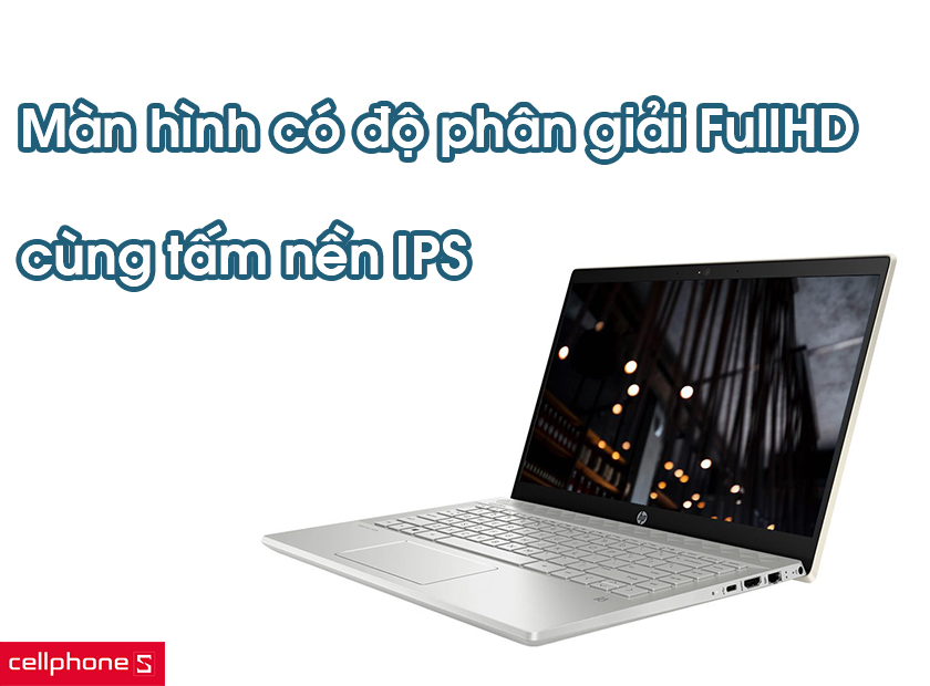 Màn hình có độ phân giải FullHD cùng tấm nền IPS