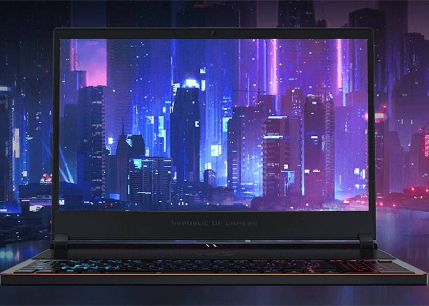 Asus GX531GM-ES004T được nhà sản xuất trang bị màn hình 15.6 inches truyền thống với tấm nền IPS, độ phân giải full HD