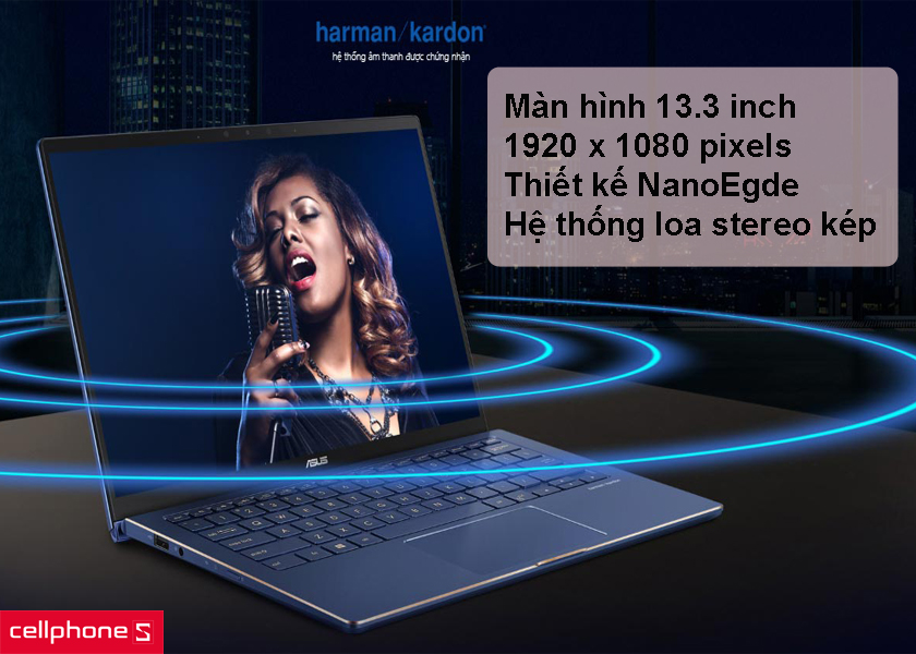 Mang đến không gian giải trí đỉnh cao với thiết kế NanoEgde và hệ thống âm thanh Harman Kardon