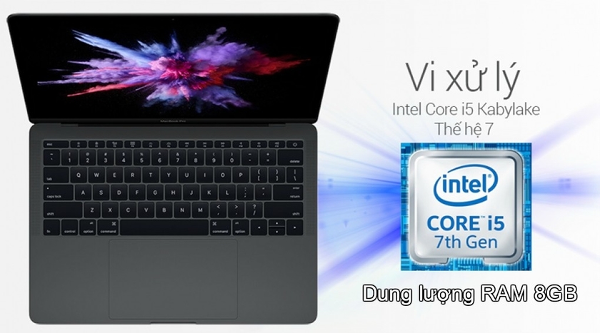 Cấu hình mạnh mẽ với chip Intel Core i5 2 nhân và dung lượng RAM 8GB