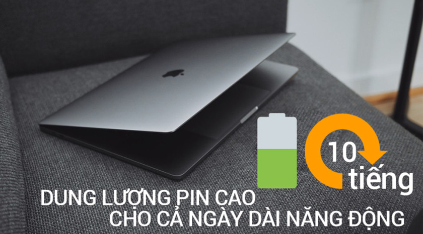 Thời lượng sử dụng tốt lên đến 10 tiếng 