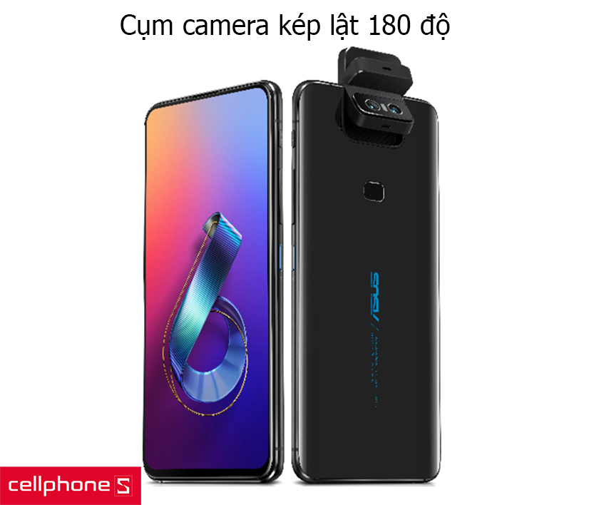 Zenfone 6 sử dụng cụm camera 180 độ