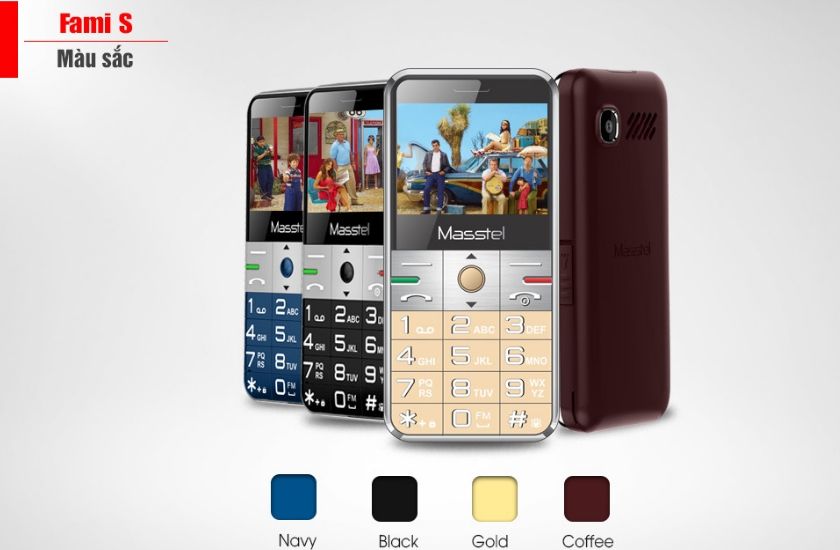 Masstel Fami S với nhiều phiên bản màu sắc khác nhau