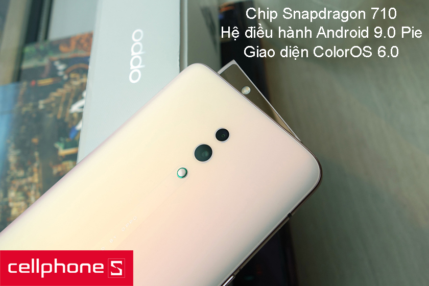 Hiệu năng ổn định với chip Snapdragon 710, Android 9.0 Pie và ColorOS 6.0