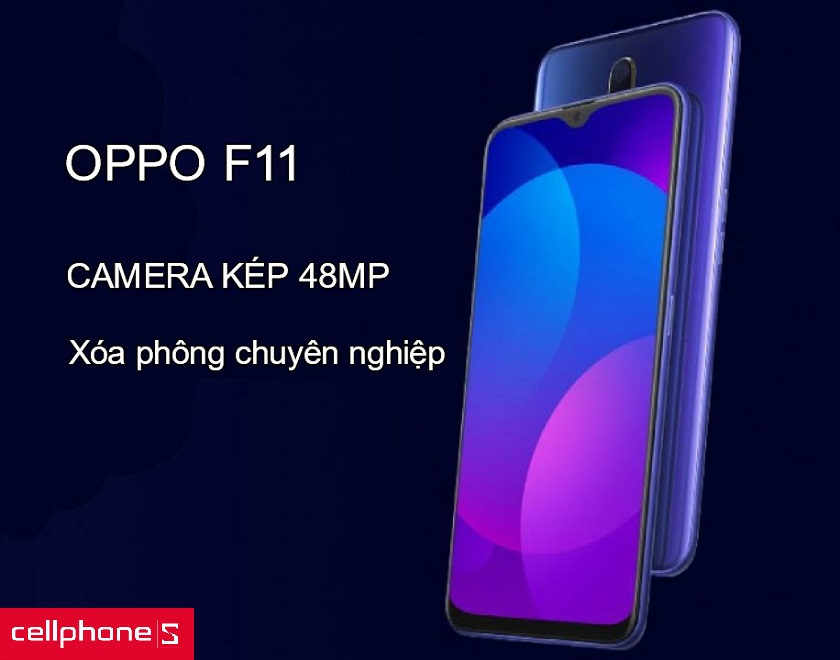 Oppo F11 được trang bị camera kep 48 MP