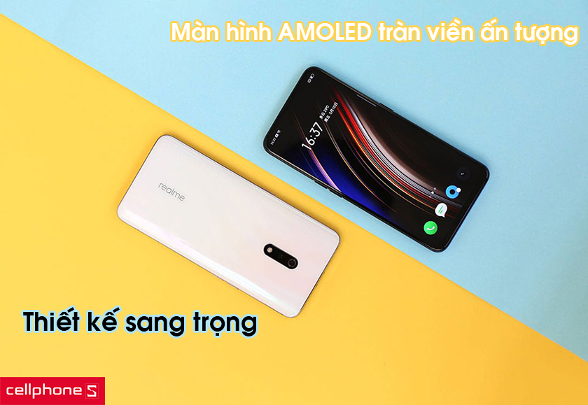 Thiết kế sang trọng cùng màn hình AMOLED tràn viền ấn tượng