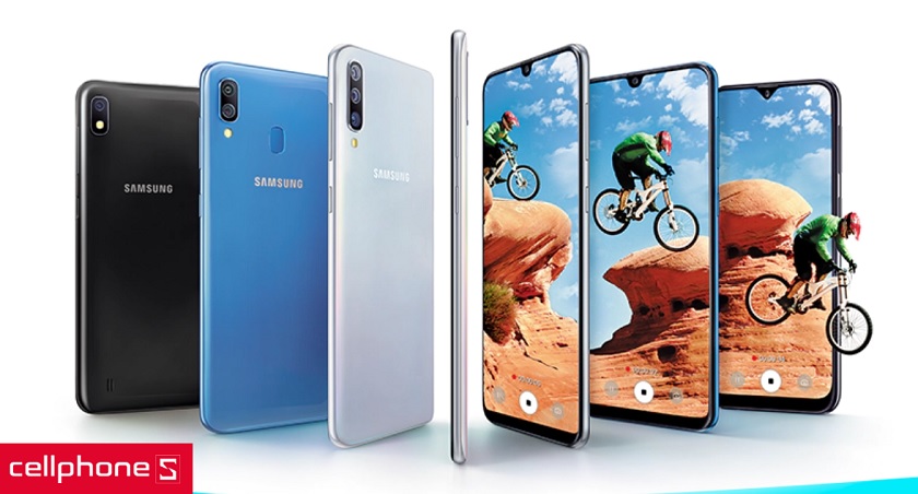 Tổng quan thiết kế, màn hình của Samsung Galaxy A20