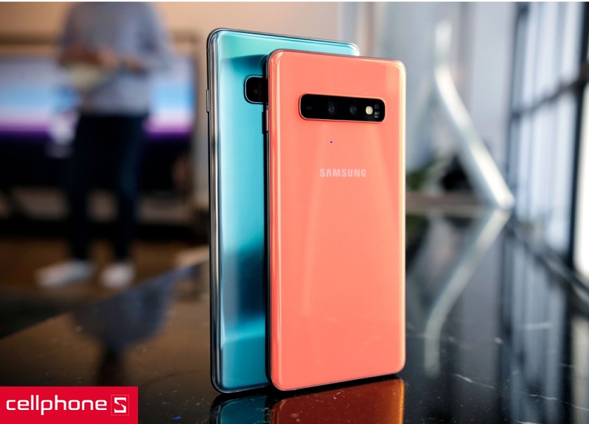 thiết kế mặt sau samsung galaxy s10