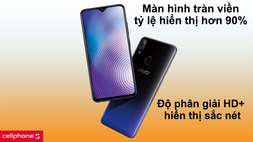 Công nghệ màn hình IPS LCD với độ phân giải HD+ sắc nét