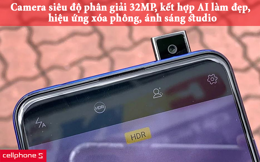 Camera trước tàng hình độ phân giải siêu khủng 32 MP