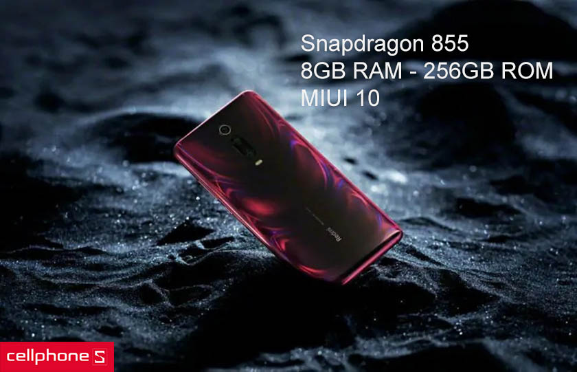 Cấu hình mạnh với Snapdragon 855, 8GB RAM, 256GB bộ nhớ trong