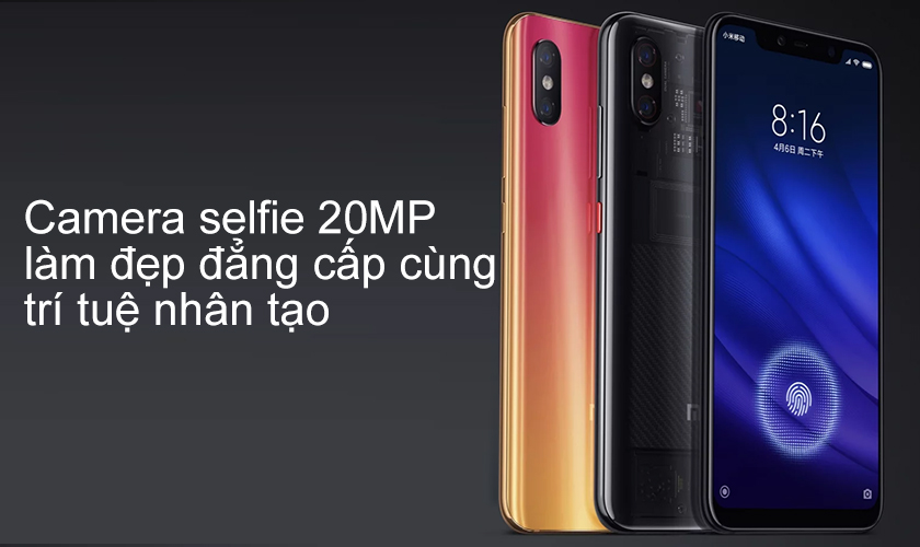 Camera selfie 20MP, làm đẹp đẳng cấp cùng trí tuệ nhân tạo