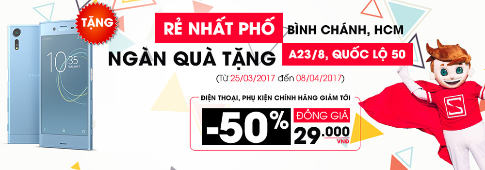 Khai trương CellphoneS A23/8, Quốc Lộ 50, H. Bình Chánh, HCM