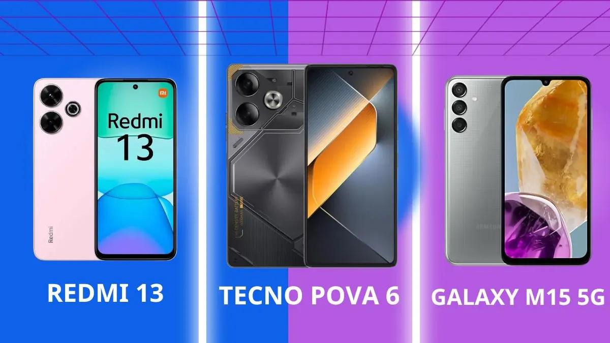 So sánh Tecno Pova 6 Neo với Redmi 13 và Galaxy M15 5G: Liệu Tecno có khiến hai ông lớn run sợ?