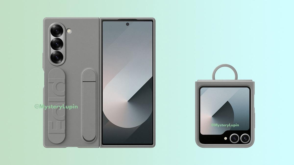 Rò rỉ ốp lưng chính thức của Galaxy Z Fold6 và Z Flip6: Thiết kế vuông vức, cao cấp hơn