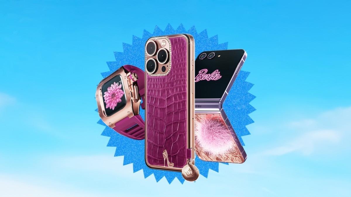 Caviar ra mắt phiên bản Barbiecore cho iPhone, Galaxy Z Flip5 và Apple Watch Series 9