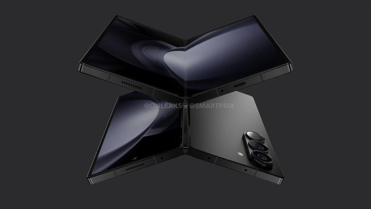 Samsung Galaxy Z Fold6 lần đầu lộ ảnh render với thiết kế siêu đẹp
