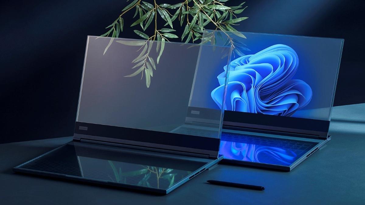 Đây là thiết kế tuyệt đẹp của mẫu laptop Lenovo sở hữu hình trong suốt