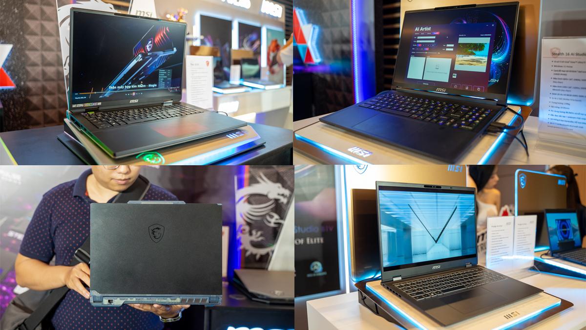 MSI chính thức cho ra mắt loạt laptop mới hỗ trợ công nghệ AI tại Việt Nam