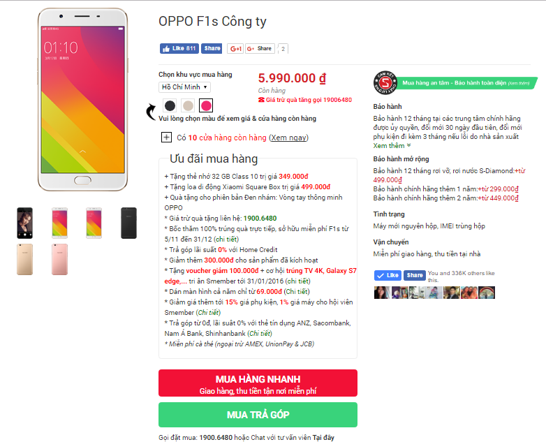 Sforum - Trang thông tin công nghệ mới nhất f1s Chọn quà Oppo - Trúng vàng chơi tết cùng CellphoneS Sforum - Trang thông tin công nghệ mới nhất f1s Chọn quà Oppo - Trúng vàng chơi tết cùng CellphoneS