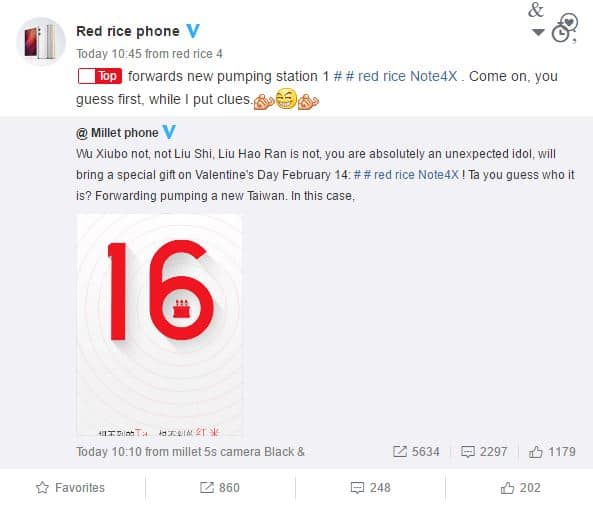 xiaomi redmi note 4x