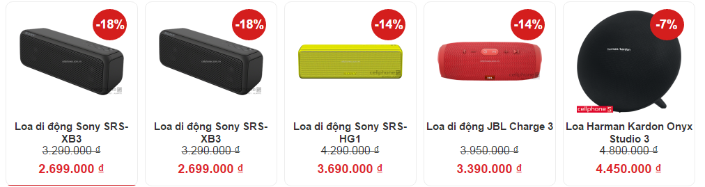 Sforum - Trang thông tin công nghệ mới nhất Loa-2 Phụ kiện công nghệ tháng 3 - Giảm tới 48% tại CellphoneS Sforum - Trang thông tin công nghệ mới nhất Loa-2 Phụ kiện công nghệ tháng 3 - Giảm tới 48% tại CellphoneS