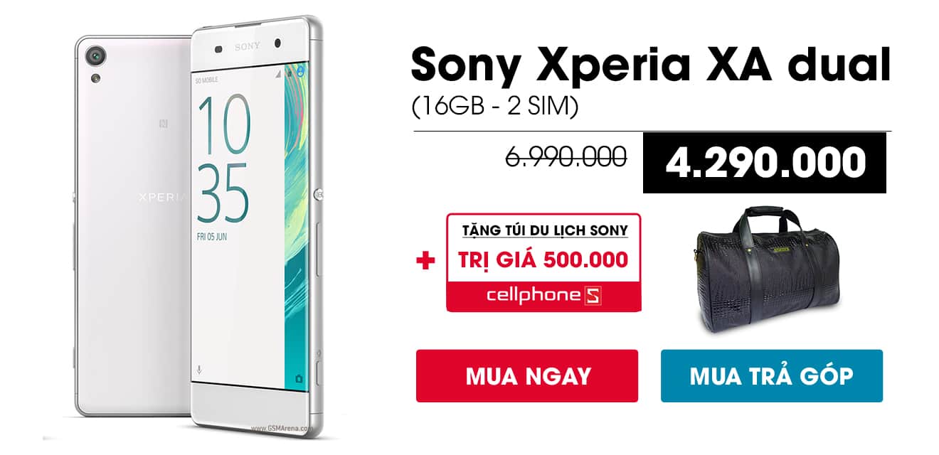 Sforum - Trang thông tin công nghệ mới nhất Xperia-XA-Dual-Banner-web_slide_1320x640 Chọn Sony Xperia Tháng 3 này, Rẻ hơn tới 13%, Tặng túi du lịch Sony Sforum - Trang thông tin công nghệ mới nhất Xperia-XA-Dual-Banner-web_slide_1320x640 Chọn Sony Xperia Tháng 3 này, Rẻ hơn tới 13%, Tặng túi du lịch Sony