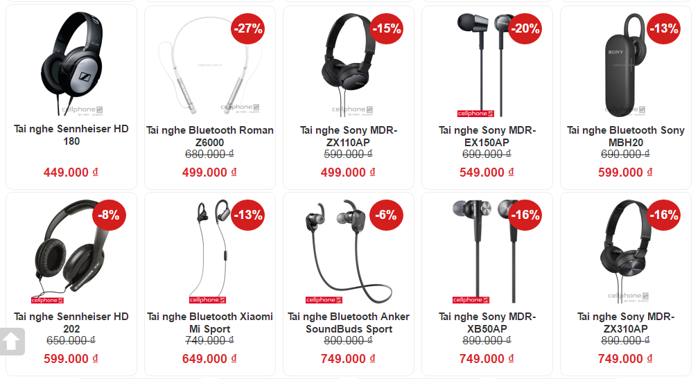 Sforum - Trang thông tin công nghệ mới nhất tai-nghe-chinh-hang-2 Phụ kiện công nghệ tháng 3 - Giảm tới 48% tại CellphoneS Sforum - Trang thông tin công nghệ mới nhất tai-nghe-chinh-hang-2 Phụ kiện công nghệ tháng 3 - Giảm tới 48% tại CellphoneS