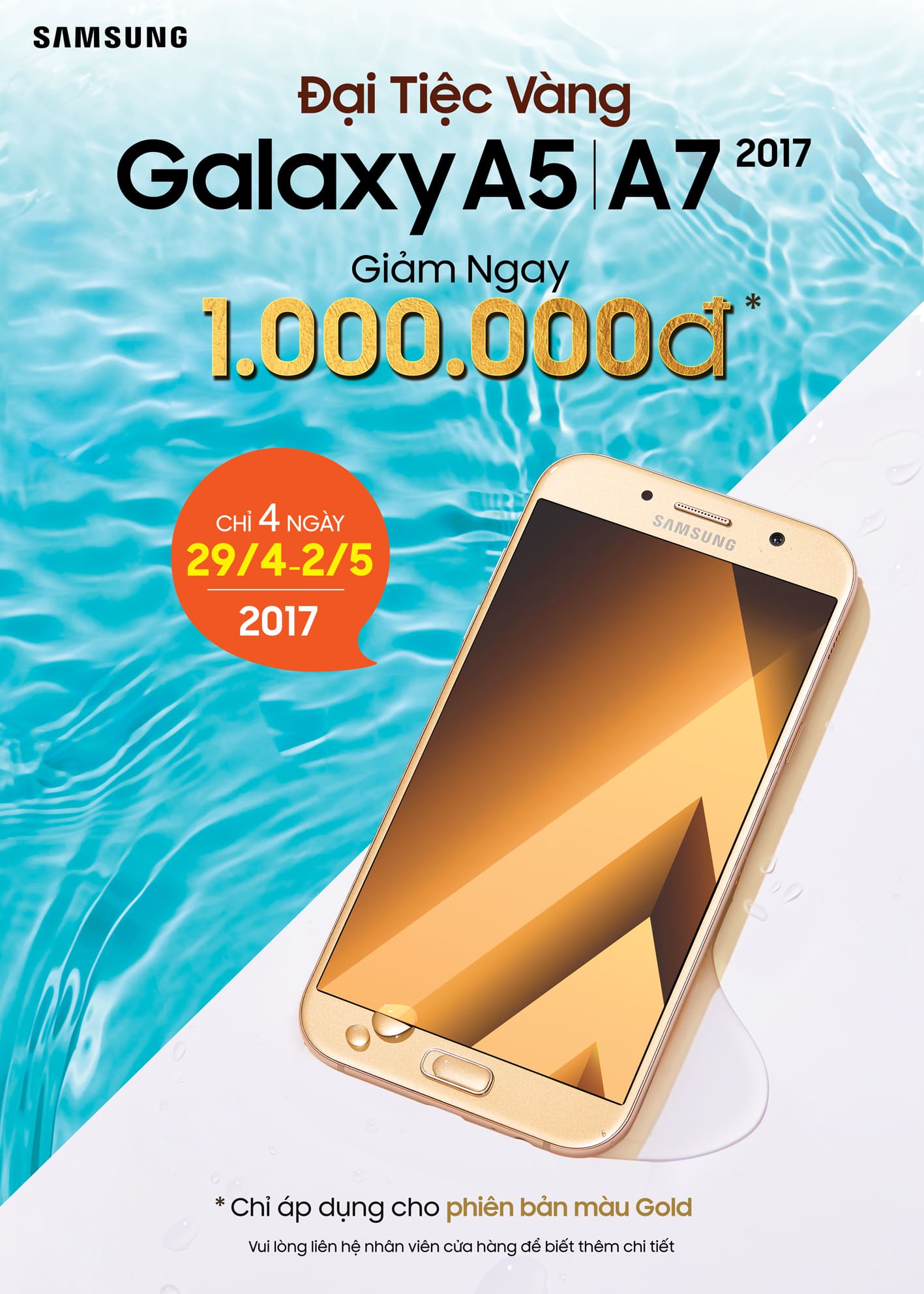 Sforum - Trang thông tin công nghệ mới nhất A2017_KV_DaiTiecVang_60x84_FA Galaxy A5 2017, Galaxy A7 2017 - Đại tiệc vàng Giảm ngay Tiền triệu Sforum - Trang thông tin công nghệ mới nhất A2017_KV_DaiTiecVang_60x84_FA Galaxy A5 2017, Galaxy A7 2017 - Đại tiệc vàng Giảm ngay Tiền triệu