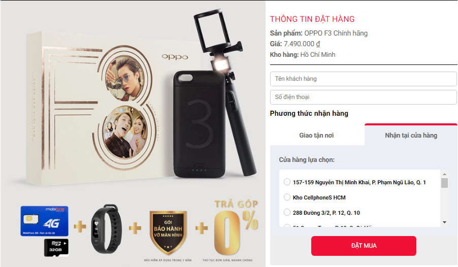 Sforum - Trang thông tin công nghệ mới nhất oppo-f3 Mua Oppo Sơn Tùng - Tặng xe điện PEGA 2017 Sforum - Trang thông tin công nghệ mới nhất oppo-f3 Mua Oppo Sơn Tùng - Tặng xe điện PEGA 2017
