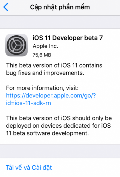 Sforum - Trang thông tin công nghệ mới nhất iOS11-Beta7-409x600 Apple tung ra iOS 11 Beta 7, ít thay đổi giao diện mà tập trung sửa lỗi Sforum - Trang thông tin công nghệ mới nhất iOS11-Beta7-409x600 Apple tung ra iOS 11 Beta 7, ít thay đổi giao diện mà tập trung sửa lỗi